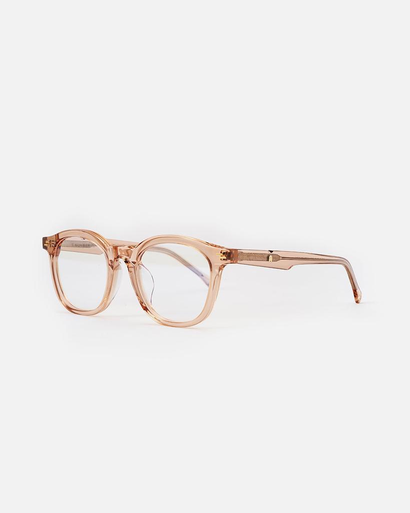 Seupeulingseuteulingseu Classic Horn-Rimmed Glasses Eye Number 5 [Honey Amber]