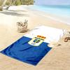 Asciugamano da Spiaggia Stampa Real Oviedo, Asciugamano Grande Morbido Asciugatura Rapida per Spiaggia Campeggio Nuoto
