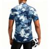 Men's Short Sleeve Cycling Jersey Breathable Quick Dry Fabric Half Zip Front Athletic Fit Lightweight Top for Outdoor Sports