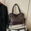 Large Capacity Bag Women's New Versatile Shoulder Messenger Bag Retro Tote Bag Work Commuter Bag