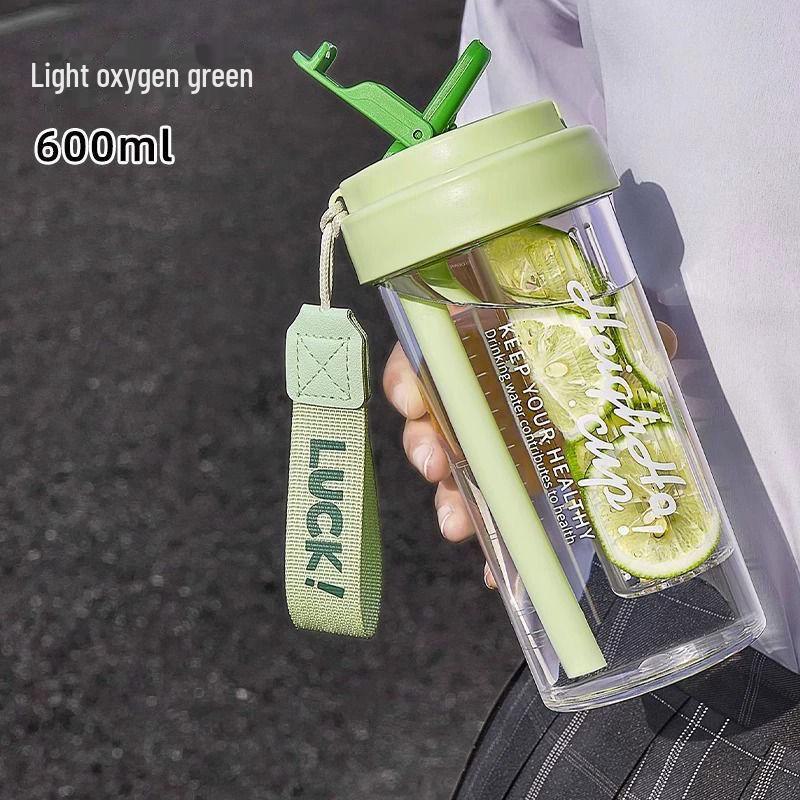 „Cășcă de apă elegantă pentru fete 2023 cu strecurătoare de ceai și paie - Esențială de vară de capacitate mare și preferată pe internet la modă”