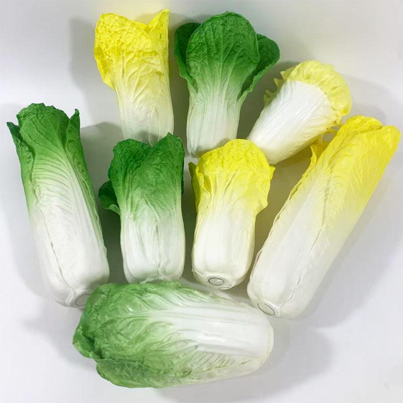 Simulation Cabbage Bok Choy Vegetables: Early Education Ornaments & Props