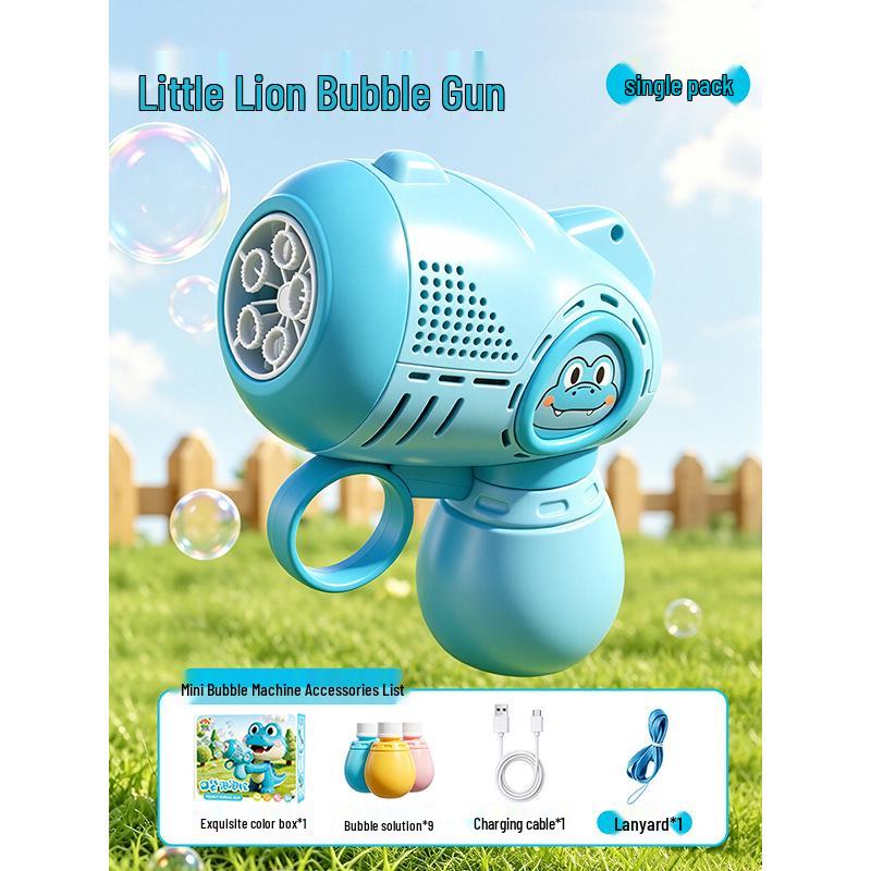 2026 Rechargeable Mini Pocket Bubble Gun: Children's Automatic Handheld Toy