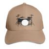 Drum Kit Baseball Cap GentleUnisex Hat Tea Hat Hat Beach Unisexs Big Size Unisexs Womens
