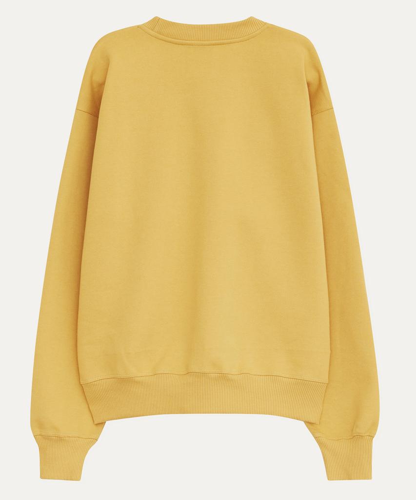 MAYOL Logo Embroidered Double-Sided Sweatshirt_Yellow
