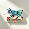 Spain Barcelona Cattle Resin Fridge Magnet Stickers Travel Souvenir Gift Landscape Refrigerator Magnet Home Kitchen Decor