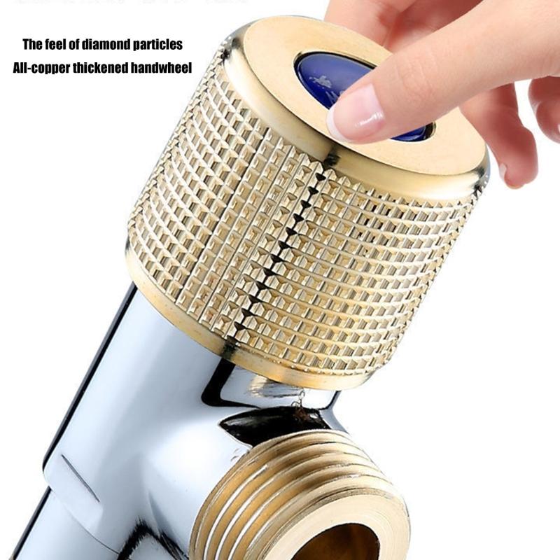 Industrial Strength Angle Valves Anti Corrosion Thickened Anti Burst Brass Angle Valves for Water Flows Control Systems