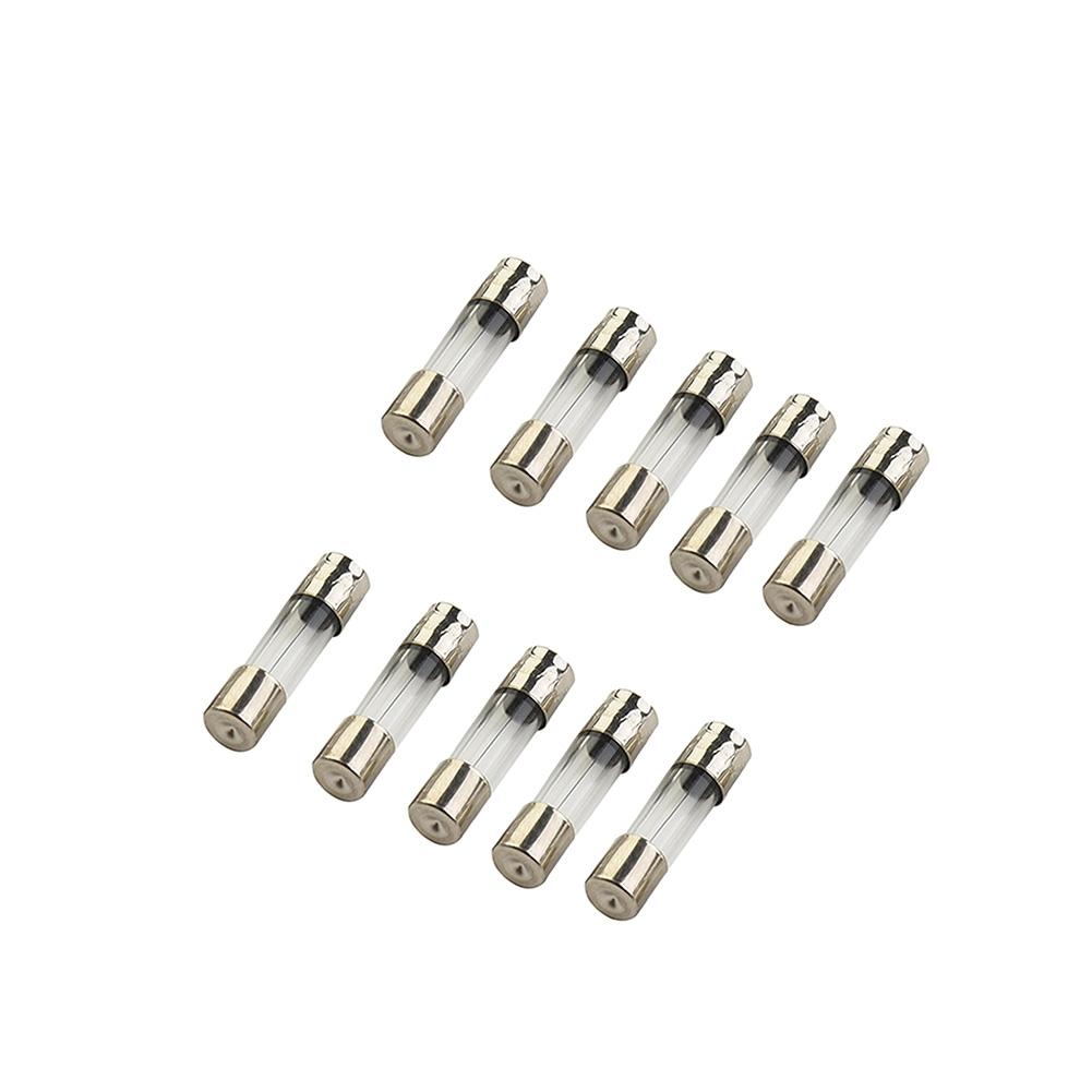 100pcs Insurance Tube Glass Fuses Kit 0.2A-20A 100pcs