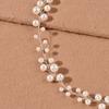 Handmade Pearls Floral Headbands For Women Bride Tiaras Hairbands Bridal Decorate Wedding Hair Accessories Queen Headband Gift
