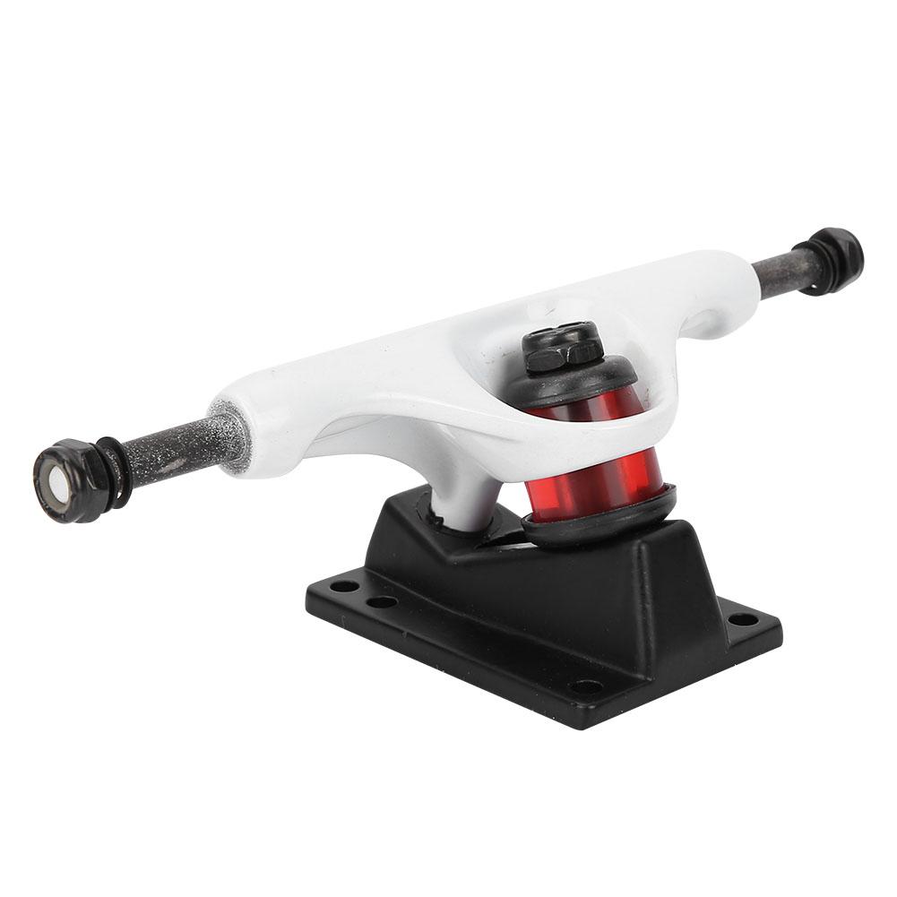 2 szt. 5-calowy Profesjonalny Aluminiowo-Magnezowy Stop Wspornik Do Deskorolki typu Bridge Biały