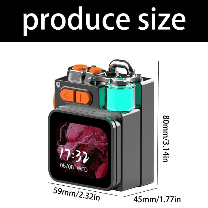 Mini Portable Wireless BT5.4 Speaker Featuring LED Touch Screens Deep Bass Upgrades for High Quality Sound Anywhere