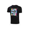 Printed Logo Sport Crew Neck Vintage Short Sleeve T-Shirt Men Tops Black 531307-01