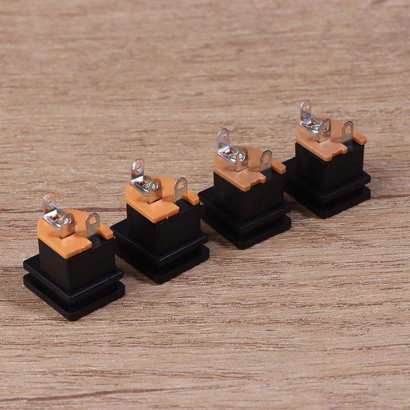 HOT! 10Pcs DC Power Socket DC-015 Jack With Screw Hole 5.5-2.1 MM / 5.5-2.5MM Square Panel Mounting 5.5X2.1MM / 5.5X2.5MM
