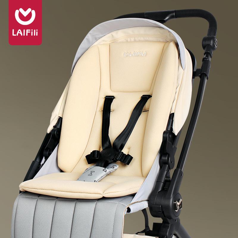 Stroller Spine Support Cushion: Thick Padded Baby Seat for High Chairs, All-Season Comfort