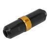 Tattoo Pen Rotatable Adjustable Stroke Length Cartridge Needle RCA Interface for Tattoo Beginners and Artists Black Gold