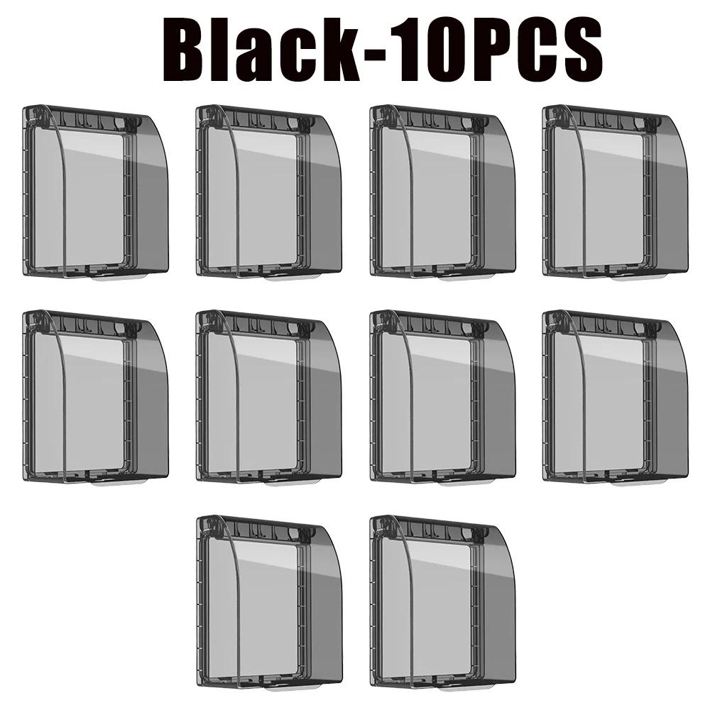 86 Type Wall Socket Waterproof Case Transparent Switch Cover Household Electrical Outlet Protection Accessories