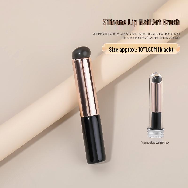 

Силиконовая кисть для растушевки градиента: Многофункциональный инструмент для нейл-арта и макияжа губ