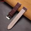 10mm 12mm 14mm 16mm 18mm 20mm Universal Replacement Leather Straps Ultra-thin Watch Band for Men Women Casual Wristwatch Band