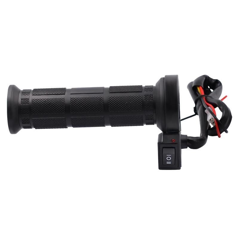Heated Hand Grips Electric Hot Warm Handlebar Motorcycle ATV Temperature Adjust
