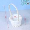 1Pcs Rattan Woven Exquisite Pastoral Style Portable Flower Basket