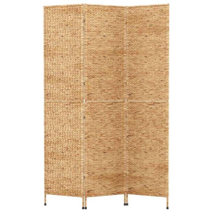 VidaXL 3-Panel Room Divider 122x180 Cm Water Hyacinth 355191