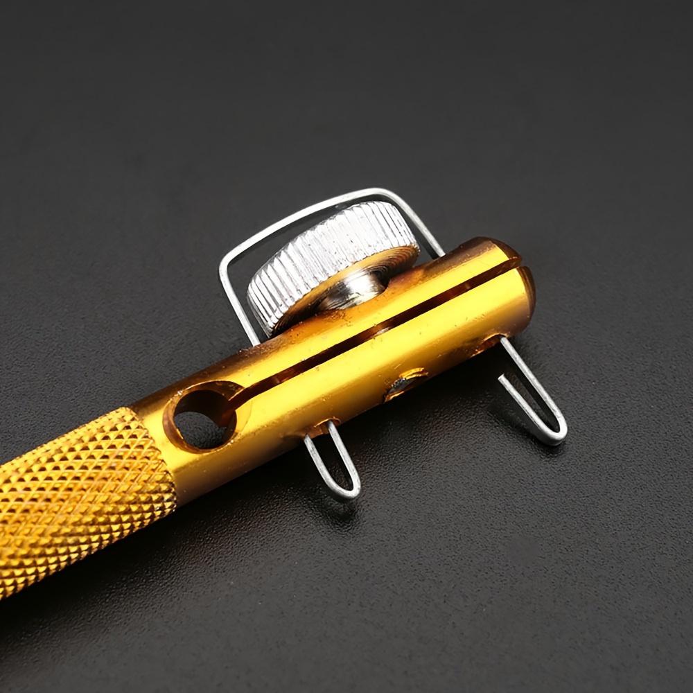 [Portable Fishing Tool] Compact Aluminum Alloy Dual-Purpose Portable Fishing Line Knotter & Hook Tying Tool | Ideal for Anglers