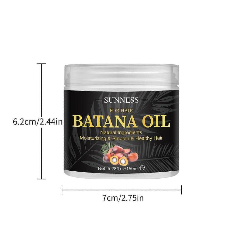 100% Natural Batana Hair Oil, Prevents Hair Loss and Eliminates Split Ends for Men and Women