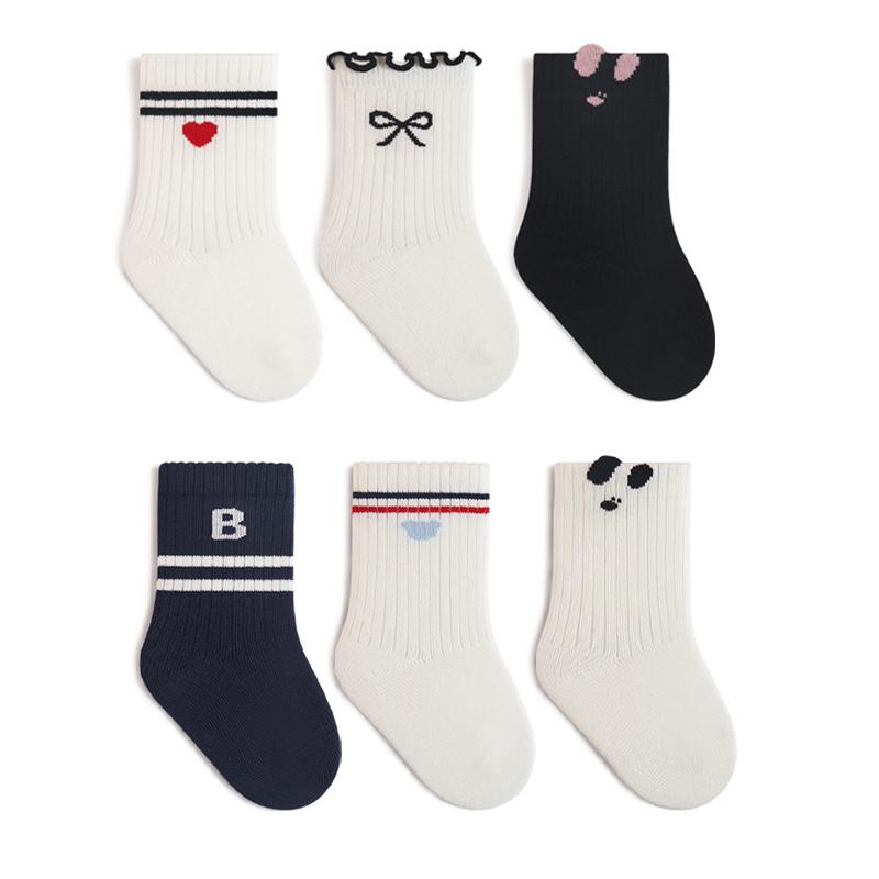 3 Pairs Cute Baby Boy Socks and Accessories Set for Newborn Socks Comfort and Everyday Use Child Socks For Girls