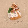 New Christmas LED Musical Light-up House Ornaments - Festive Colorful Snow House Decoration