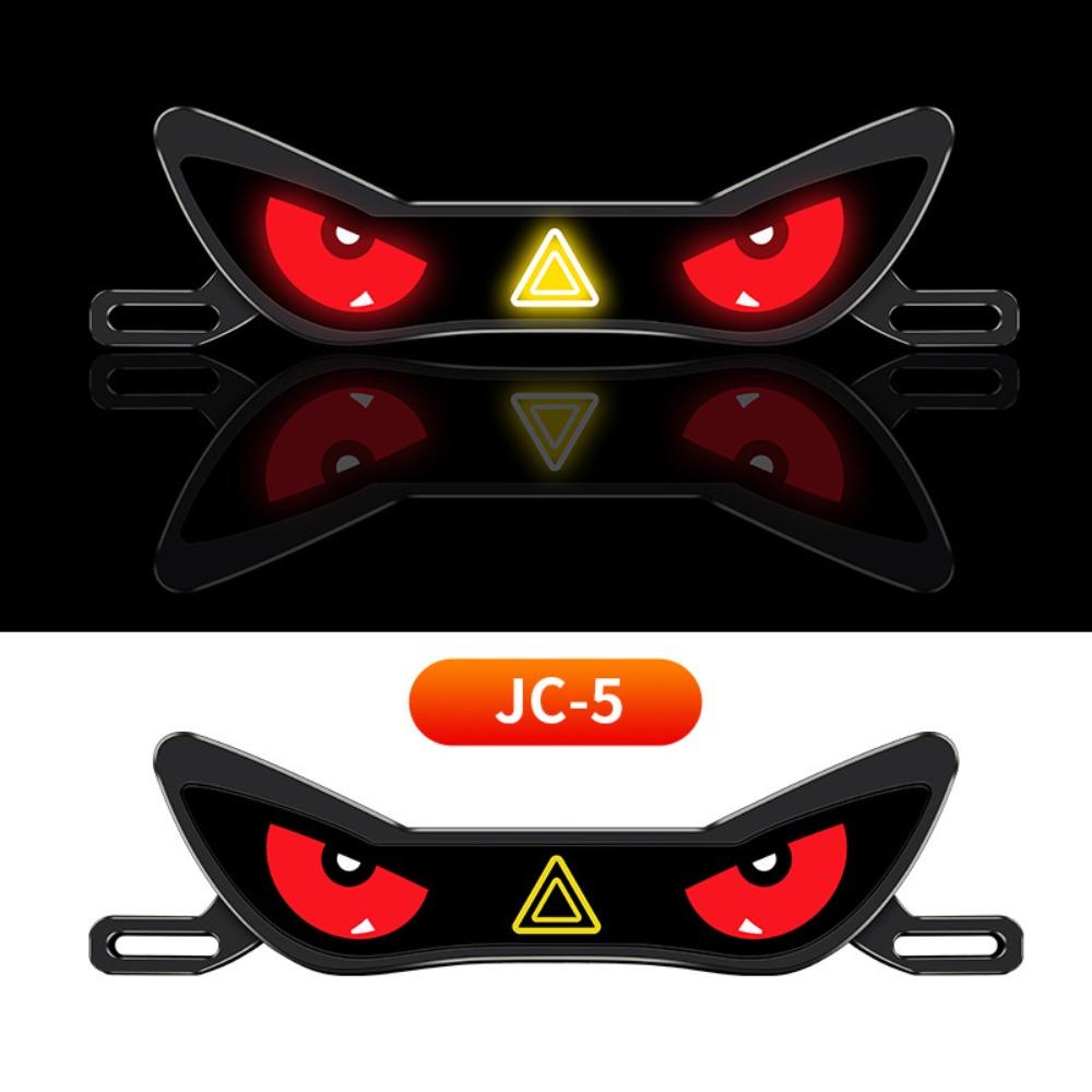 Strobe Mode LED License Plate Light Waterproof Rear Warning Lamp E-Bike Accessories