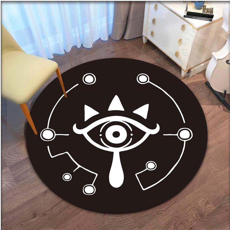 

Коврики Legend of Zelda, ковер в стиле аниме, трендовые мягкие ковры и коврики для гостиной, противоскользящие коврики для спальни, круглые коврики