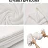Pink Gingerbread Christmas Sofa Blanket Soft and Cute Plush Fruit Blanket Suitable for Men and Women Room Home Decor Gift