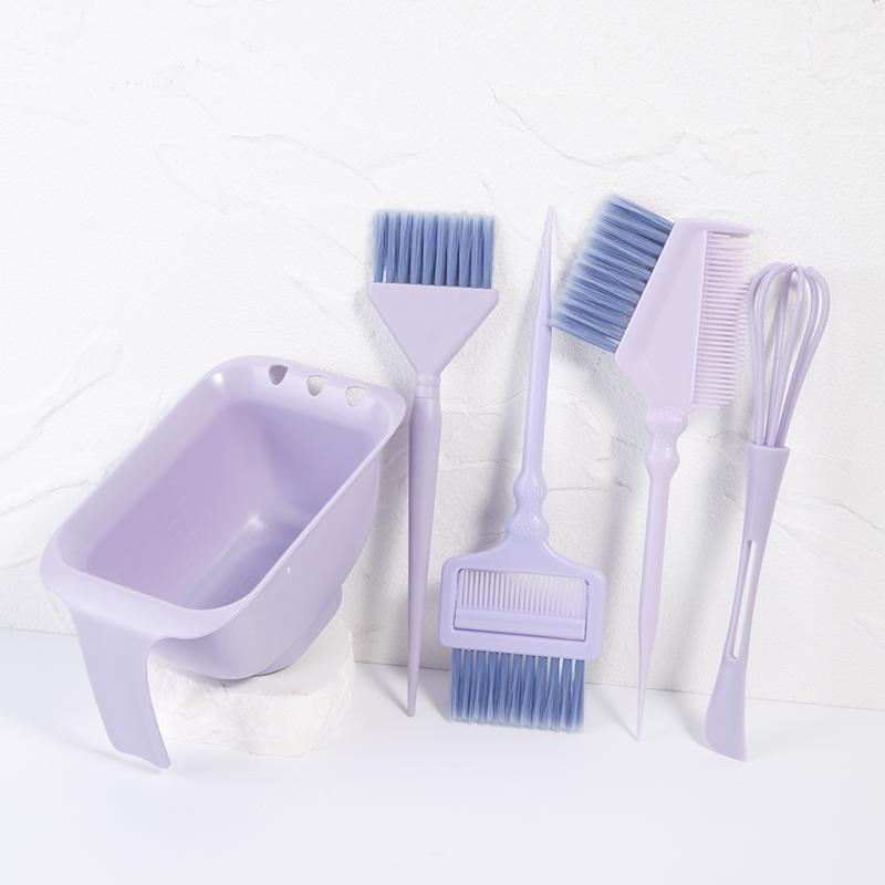 

5pcs Professional Hair Coloring Kit Stirring Rod Brush with Large Capacity Toning Mixng Container Reusable Hair Dye Tools Set