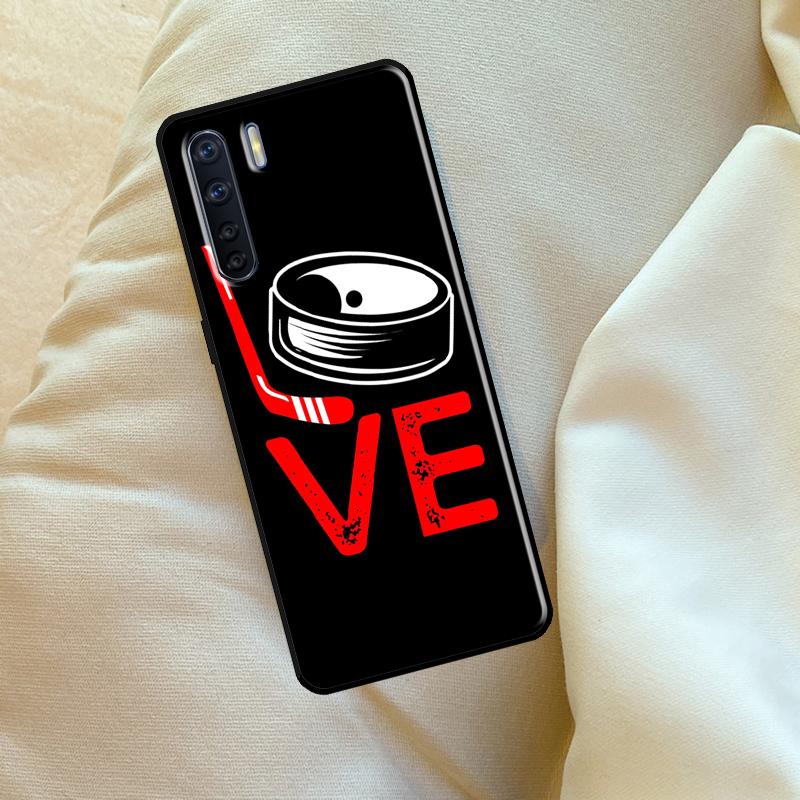 Ice Hockey Player Case For Oppo A6 A5 Pro A15 A57 A17 A54 A74 A94 A76 A16 A96 A40 A60 A80 A18 A38 A58 A78 A98