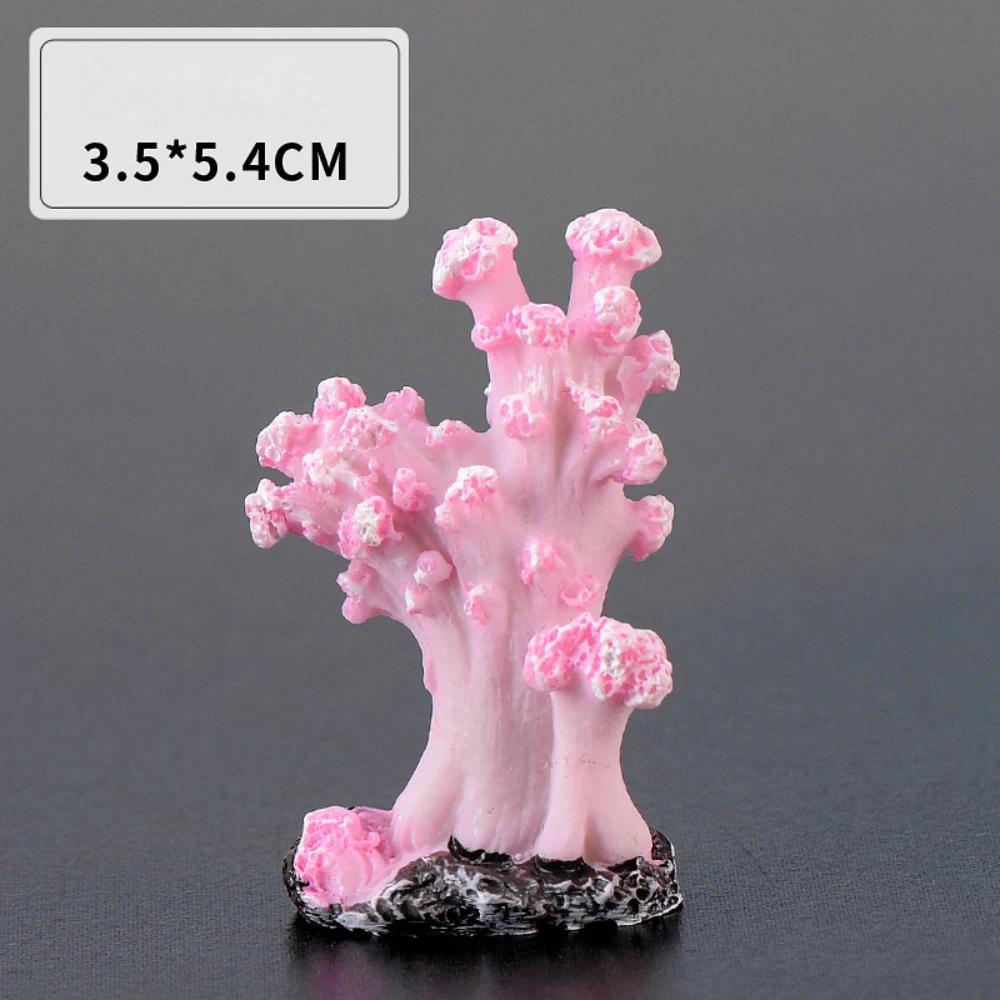 Creative Aquarium Artificial Coral Fish Tank Decoration Colord Simulated Resin Reef Coral Landscape DIY Aquarium Decorations
