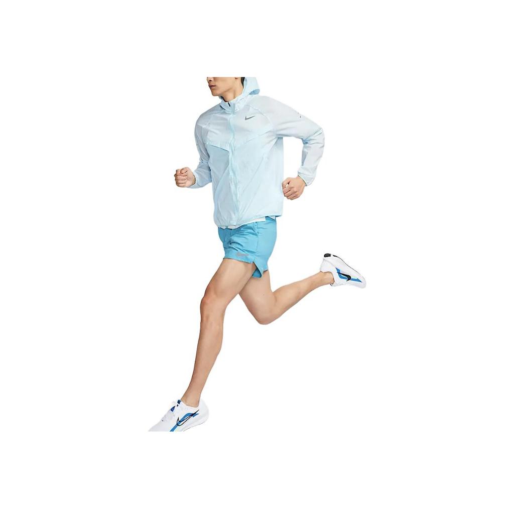 Nike Logo Zip-Up Long Sleeve Jacket Men Jackets Blue HV4549474