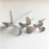 1pcs Lab Stainless Steel DIA40mm To 120mm Three Blade Propeller Stirring Dispersing Rod with Nut,Blade and Rod Choose Separetely