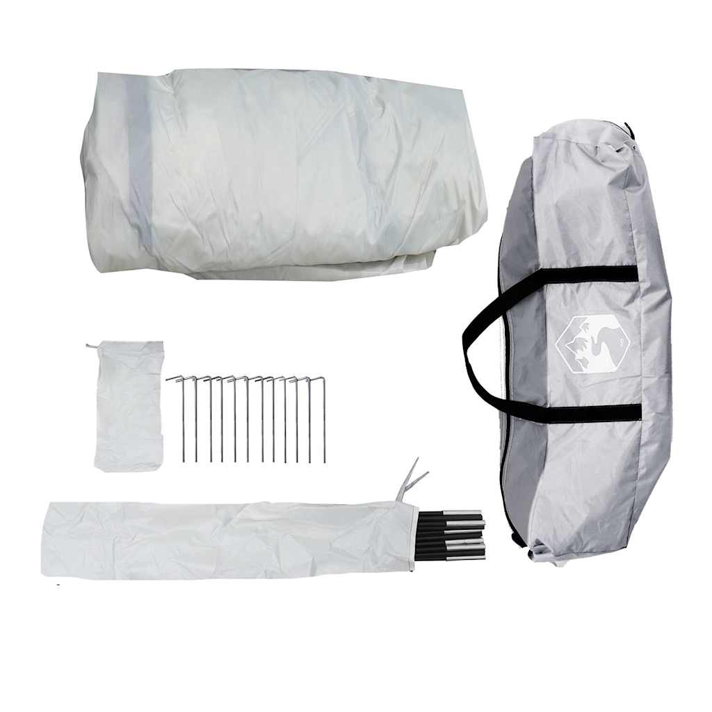 Party Tent White and Grey Waterproof