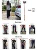 Compact Aluminum Trekking Pole: Outdoor Foldable, Multi-Functional, for Climbing and Hiking.