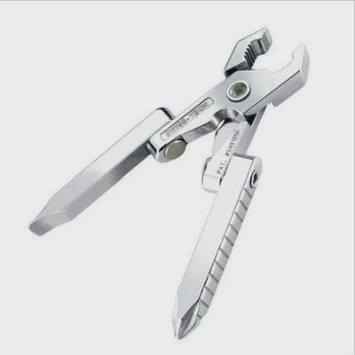Mini Multifunctional Pliers: 420 Stainless Steel EDC Keychain Tool with Screwdriver, Pocket Swiss Tech.