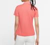 Nike Polo Shirts Women's Mysterious Ash Red Polo Collar Moderate Straight Fit BV0218-814