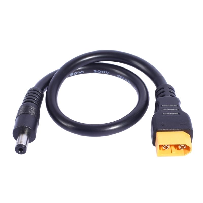 XT60 Male To 5.5x2.1mm/5.5x2.5mm Power Cable for Remote Toys Energy Storage with 5.5x2.1mm/5.5x2.5mm Male/Female Ports