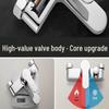 OLOEY Shower Faucet Set with 5-Speed Handheld Shower