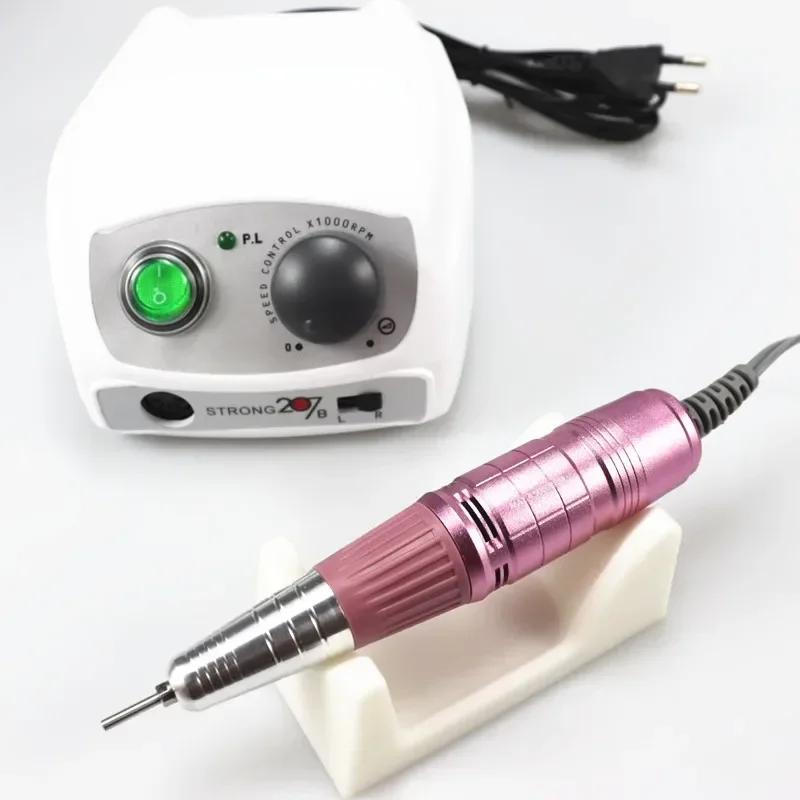 45000Rpm Electric Nail Drill Strong 207B 65W Manicure Machine Pedicure Kit Strong Nails Tools Handpiece Nail File Equipment