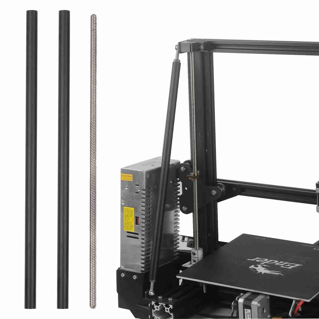 3D Printer Accessories Ender-3 Dual ing Screw Rod Upgrade Kit & Supporting Rod Set Pull Rod Kit Reinforce Anti-Shaking for Ender-3