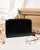 Women's leather wallet with snap and zipper - Peterson