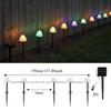 Waterproof Design Solar LED String Lights 3.5/3.8/5m Color Changing Mushroom Solar Lights 8 Modes Mini Mushroom Lights