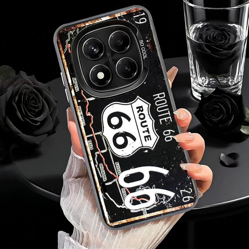 Retro Vintage License Plate Soft Phone Case for Xiaomi Redmi Note 13 14 15 Pro Plus 12S 12 11S 11 11T 10S 10 Shockproof Cover Ba