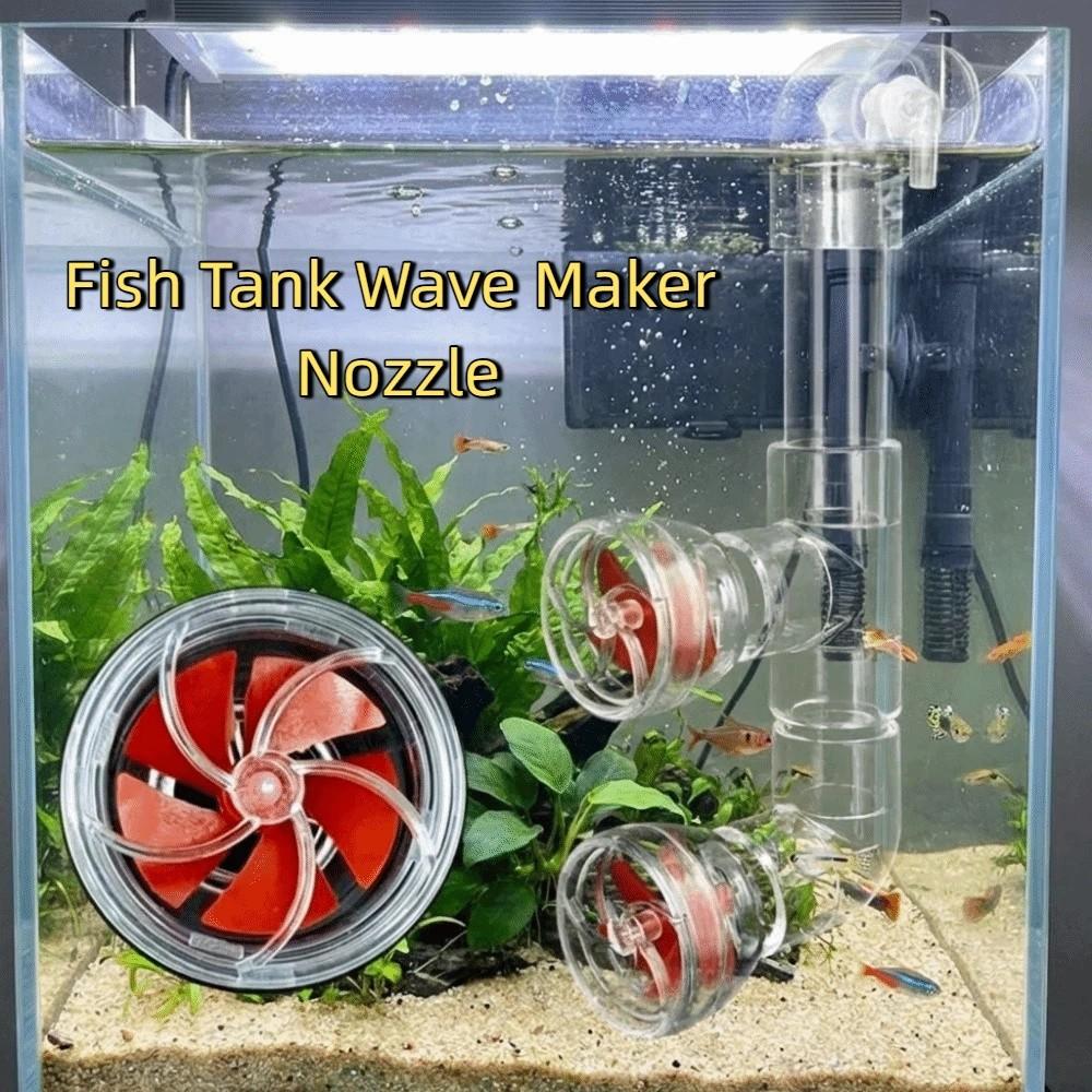 Transparent Auto-Rotating Fan Kit Rotary Type Aquarium Wave Maker Nozzle  Aquarium Application