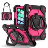 For Apple iPad Mini (2024) 360° Rotating Grip Heavy Duty Protection Stand TPU+PC 3in1 Anti-knock Shockproof Tablets PC Case